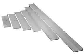 straight edge for bathtubs, shower stalls and floors Lightweight 3/4" x 4" extruded box aluminum with