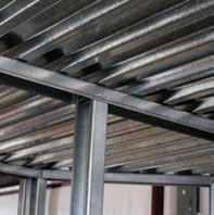 MEZZANINE SYSTEM SUMMIT SERIES Flooring Component Options Mezzanine deck ¾ tongue-and-groove wood deck (gray or tan) Metal deck