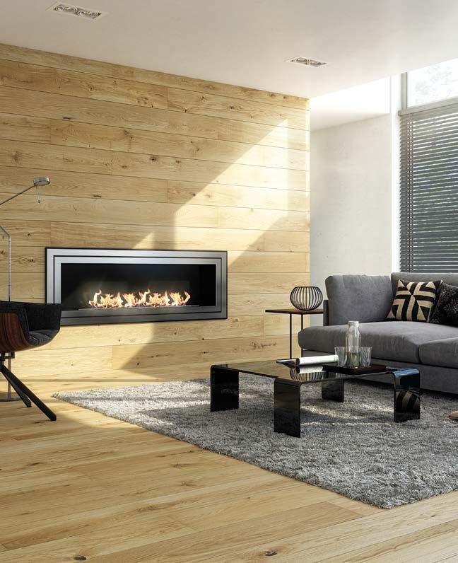 Senses on a wall A subdued, cosy and warm interior, with designer features giving