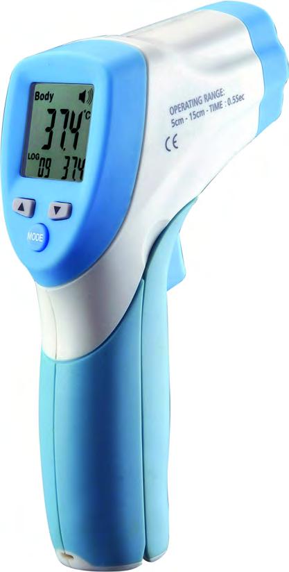 Non-contact Body InfraRed Thermometer Reads body temperature instantly and without contact, making the ST8806 ideal for new born babies and young children.