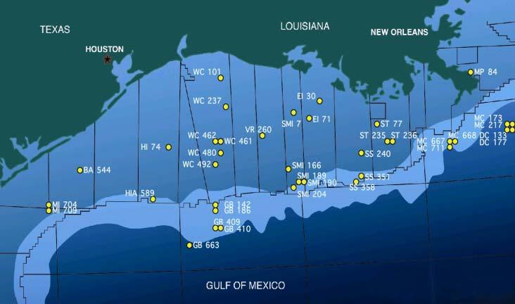 Observations Regarding Cost Structure and Project Size > ATP has approximately 30 properties in its Gulf of Mexico