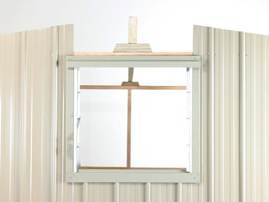 Step 4: If the Window is in the gable end, temporarily position the Over Panel above Window Frame.