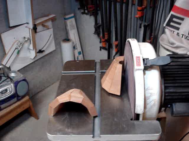 Sanding Bowl Halves (click on screen to