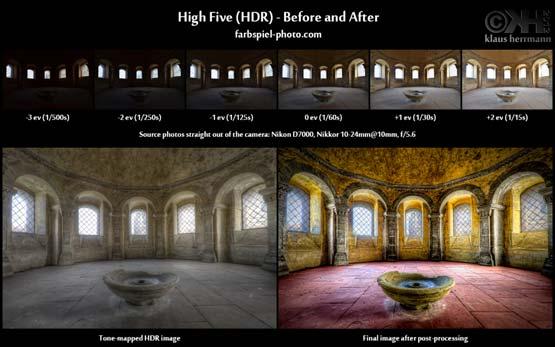HDR helps capture that range of brightness by taking several quick shots of the same scene, but