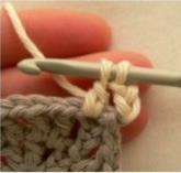 yarn over / lp, lps = loop, loops You crochet up-to-down, starting with the head and working in continuous rounds of single crochets the body, leaving an outline for the arms and legs (i.e. the body is worked in one piece).