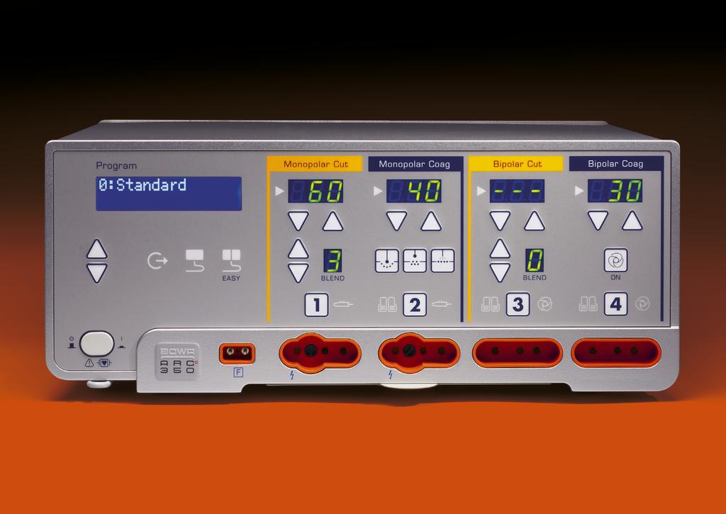 Fast: ARC CONTROL Convenient: 100 programs Clever: Continuous self-test Clearly laid out: Settings at a glance Safe: