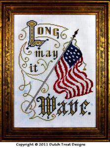 Designs, Long May It Wave $8, a motto