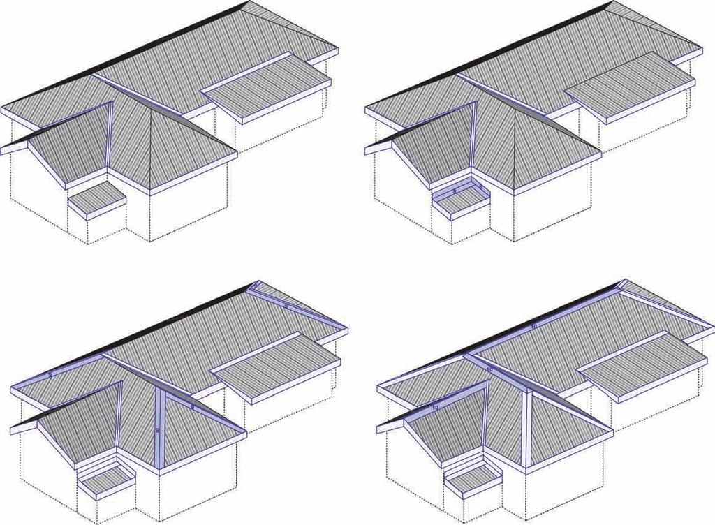 8 INSTALLATION SEQUENCE 8 The example below is specific to installation option two, re-roofing over existing shingles (Page, Figure.).