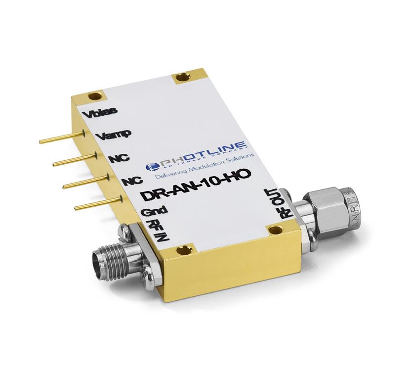 light.augmented DRAN1HO The Photline DRAN1HO is a wideband RF amplifier module designed for analog applications at frequencies up to 1 GHz.