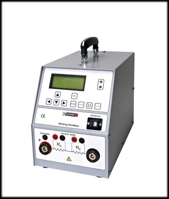 Winding Ohmmeter RMO-TW Two resistance measurement channels Accuracy 0,1 % Lightweight On-load tap changer verification Automatic resistance measurement for the Heat Run test Automatic discharge