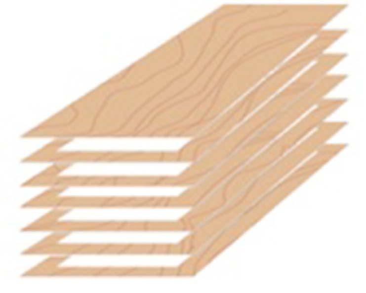 To insure that each leaf of veneer is completely exposed to the dye, each leaf is separated by thin wires.