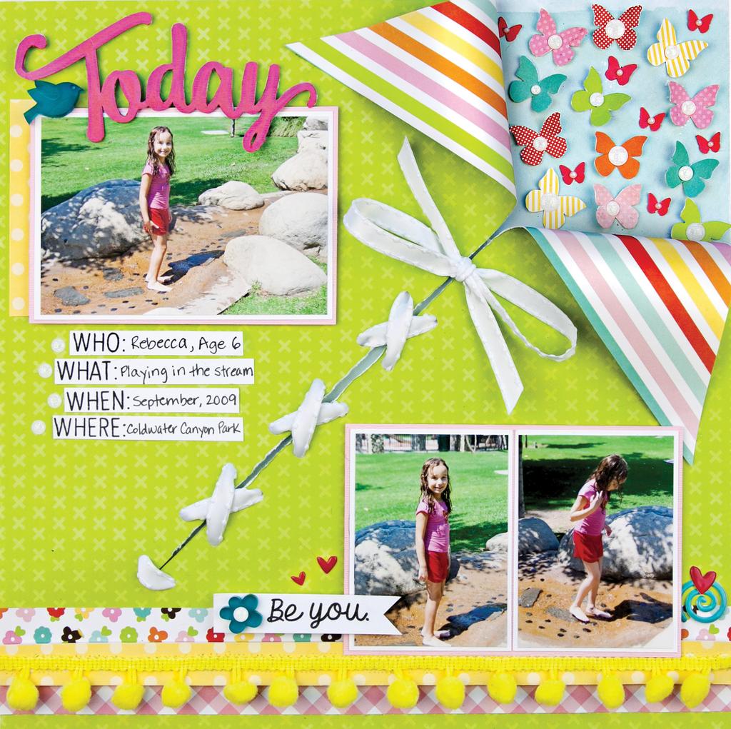 step-by-stepinstructions instructions+ +tips tips step-by-step 1 Select Olivia paper as your layout base.