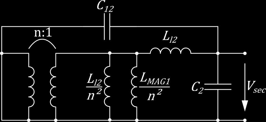 3 Measurement of Secondary Interwinding Capacitance C 2 The procedure of measuring the secondary interwinding capacitance C 2 is the same as for the primary intrawinding capacitance measurement