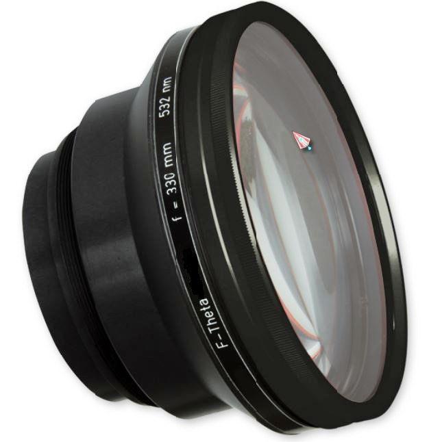 RSH F-Theta Lens 532nm Fused-silica and Optical-glass designs. Focal lengths ranging from 100mm to 750mm. Screw Thread M85X1 except FSL532-355-520 M102X1.