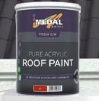 Resistant - Concrete Window sills - Quick Drying - coats in day - Asbestos/Fibre Cement surfaces such as Fascia Boards; Garden Pots, Gutters &
