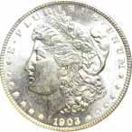 00 1895-S. VG................ #212101 $395.00 1896-O. PCGS. MS-62. Crisp white luster and well struck for a 96-O.