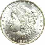 MS-64. DMPL. Blast white and a razor sharp strike with nice clean mirrored surfaces. A tough date to find in DMPL........................ #212455 $499.00 1898. PCGS. MS-66.