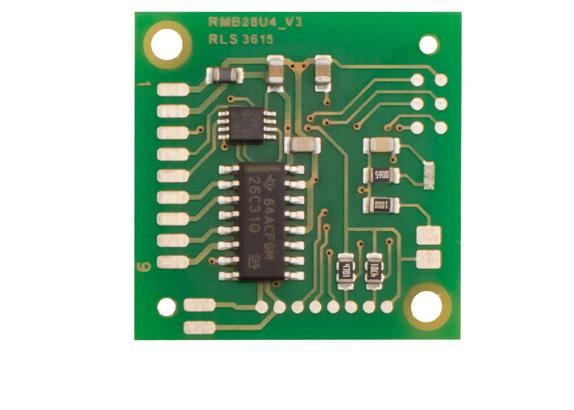 RMB28Ux / RMF44Ux Output specifications Power supply 5 V ± 10 % Power consumption Maximum speed ccuracy ±0.