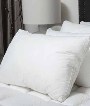 Dimensions: 48x73cm Gusseted and piped Ultra Plush Pillow Filled with Microfi bre technology for a medium profi le and comfort level.