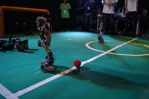 controlling. Our laboratory have participate RoboCup competition since 2010. Besides, we have participated the Hurocup of FIRA [4] since 2006.