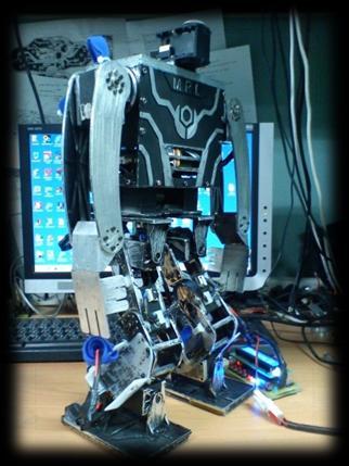 2 Mechanical Design The HuroEvolution robot is designed as a twenty degree-of-freedom (DOF) humanoid robot, where 12 DOF joints are
