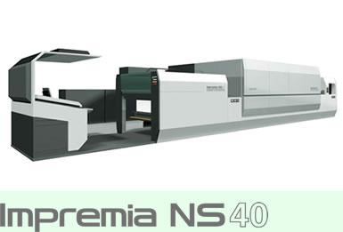 Komori Impremia NS40 Komori iron + Landa NanoInk technology merged Console more offset like