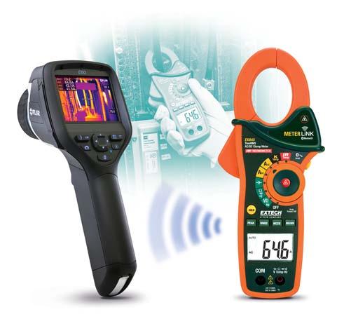 #5: Consider the added value of an IR camera that links to Bluetooth-enabled T&M meters for assessing electrical load and moisture levels.
