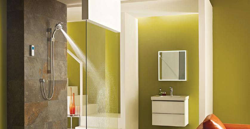 Digital is Easy! So how do digital showers with wireless control work? There are three parts that make up our digital showers with wireless control.