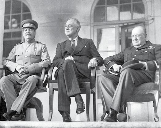 Churchill Rules 35 The Big Three pose for a picture during the Tehran conference in 1943.