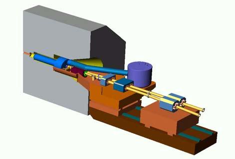 Figure 4: A 3D sketch of the IR. The support, installation, background shielding, vacuum pumping and many other issues in the IR are carefully studied.