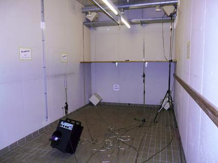 Fig. 1: picture of the experimental test-room