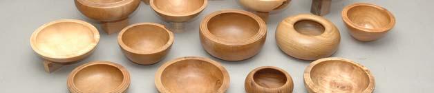 wax, which protects these bowls from finger marks at future sales. Fig.