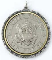 M 131 G 2 3/4 Medal with 2 stamped medallion: