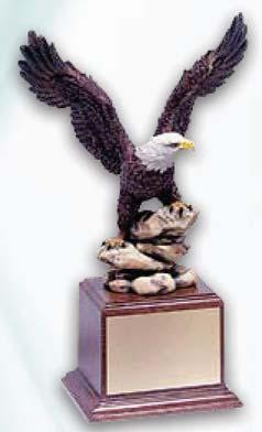 50 13" Hand Painted Eagle 4 5/8 x 3