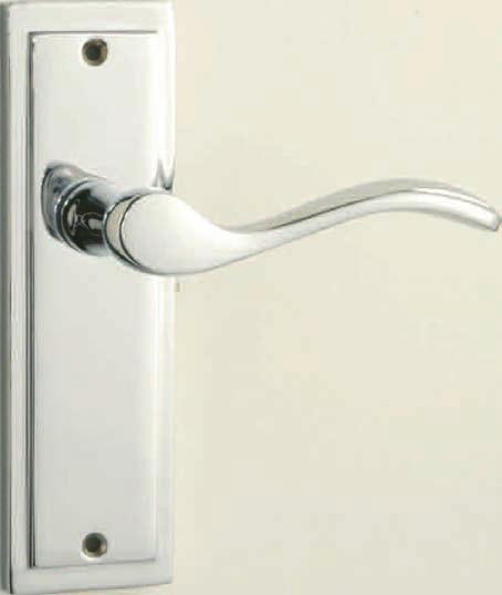 Back Plate Handles P-Y-40004 Affinity handle Available in polished brass and polished chrome finishes P-Y-40004LA-PB Affinity latch handles Polished Brass P-Y-40004LO-PB Affinity lock handles