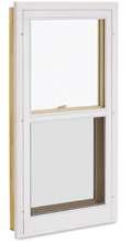 The storm sash can be removed during the summer and replaced with a wood framed screen. Available only for wood windows.
