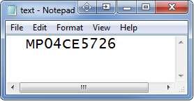 The screen shot of the text image is shown in the given Fig. 3.13. Fig. 3.13 Recognized Vehicle Registration Number (a) Fig.