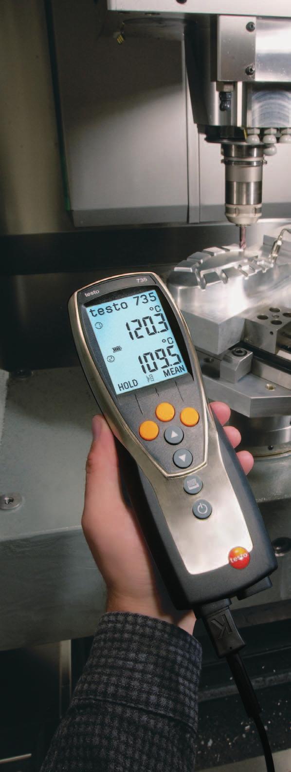14 testo 735, highly accurate alarm and