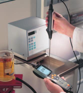 16 System adjustment Precision over the entire measurement range due to system adjustment The system adjustment of testo 735-2 offers precise measurement results at critical temperature points.