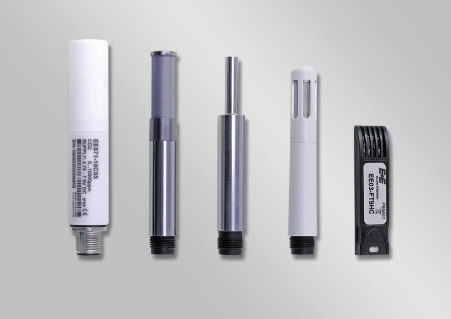 Wireless Sensor for Humidity / Temperature / CO 2 EE244 Transmitter Interchangeable Sensing probes For many years, the proven sensor technology of E+E for the measurement values of humidity,