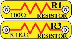 Higher resistor values reduce the flow of electricity in a circuit.