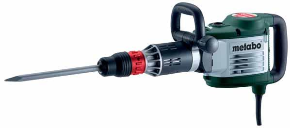 .. with the Metabo system, protects against theft and unauthorised use at the touch of a button Special advantages Dust seal protects from the finest dust particles Chisel can be fixed in 8 positions