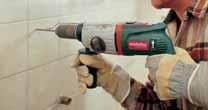 HAMMERS LET THE MACHINE DO THE WORK. Metabo has one of, if not the widest SDS haer range impacts allowing the user to effortlessly drive the bit in the market.