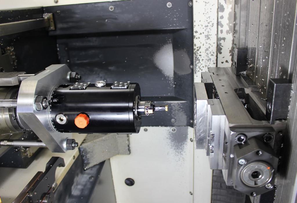 On a lathe, the The main characteristic of a machining workpiece rotates and therefore performs BENZ tool holder center is the fixed position of the workpiece whereas the spindle performs the