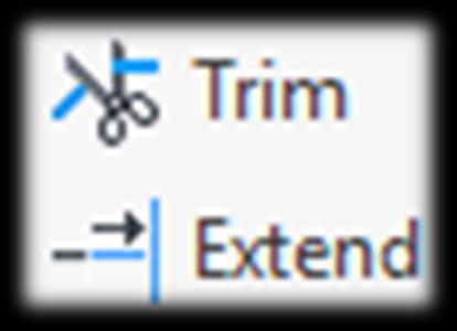 Sketch Trim in extend and extend in trim As you use the