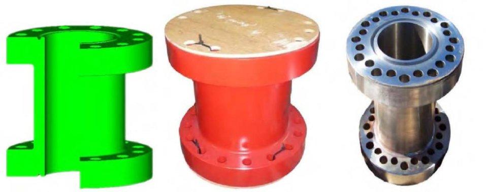 Spacer Spool The Spacer Spool is provided in every size and pressure rating. Spacer Spools normally have the same end connections; however, ROOT NINE INT L can supply to customer specifications.