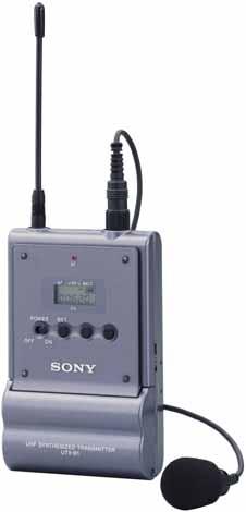 TRANSMITTER/TUNER FEATURES LAVALIER MICROPHONE AND BODYPACK TRANSMITTER Lavalier Microphones Omni-directional type for the UWP-C1 package Uni-directional type for the UWP-S1 and UWP-X1 packages 1.