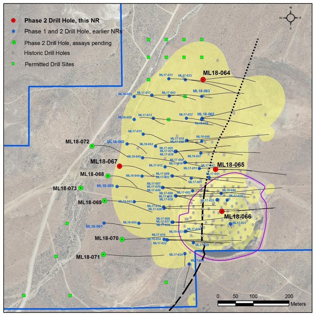 Corvus Gold Inc. - 3 - June 13, 2018 Figure 1. Plan map showing recent drill holes on Mother Lode Project with exploration target area Qualified Person and Quality Control/Quality Assurance Jeffrey A.