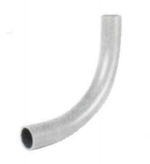 LONG RADIUS BEND Long radius bend 90 Formed from PE80 pipe Suitable for Butt + Electro-fusion welding PE80 black SDR17 Code B63