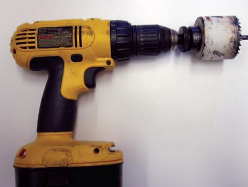 1. Electric or cordless drill 2.